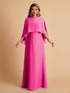 Elegant A-line Chiffon Long Sleeves Mother of the Brides Dresses Online