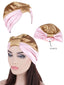 Chapeau bandana en satin extensible double, bonnet de douche nuptiale