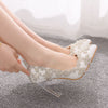 Crystal Heel Prom Evening Rhinestone Bridal Bridesmaid Shoes Evening Shoes