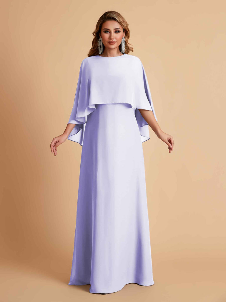 Elegant A-line Chiffon Long Sleeves Mother of the Brides Dresses Online
