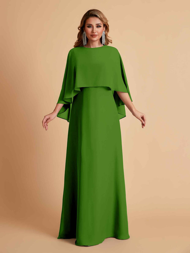 Elegant A-line Chiffon Long Sleeves Mother of the Brides Dresses Online