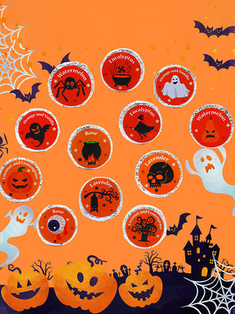 Comprimés de douche d'aromathérapie d'Halloween