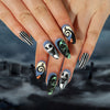 Nail art Halloween Ongles fantômes Fantôme Long