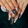 Nail art Halloween Ongles fantômes Fantôme Long