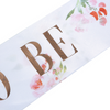 Satin Bachelorette Sash - Bride To Be  3-Piece Set Satin Printed Hot Word Bride to Be Sash