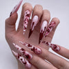 Nail art Halloween Ongles fantômes Fantôme Long