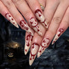 Nail art Halloween Ongles fantômes Fantôme Long