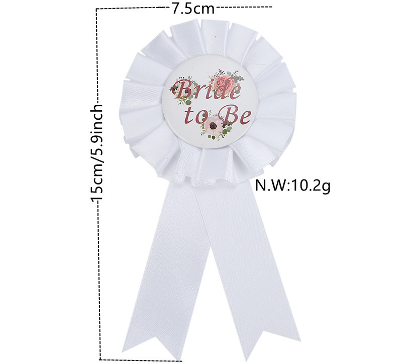 Satin Bachelorette Sash - Bride To Be  3-Piece Set Satin Printed Hot Word Bride to Be Sash