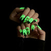 Nail art Halloween Ongles fantômes Fantôme Long