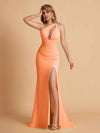 Robe sexy sirène à une épaule longueur au sol robe de soirée de mariée