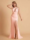 Robe sexy sirène à une épaule longueur au sol robe de soirée de mariée