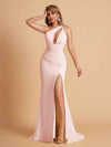 Robe sexy sirène à une épaule longueur au sol robe de soirée de mariée