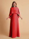 Elegant A-line Chiffon Long Sleeves Mother of the Brides Dresses Online
