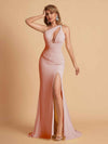Robe sexy sirène à une épaule longueur au sol robe de soirée de mariée