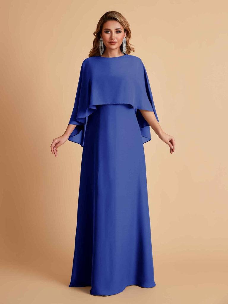 Elegant A-line Chiffon Long Sleeves Mother of the Brides Dresses Online
