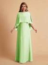 Elegant A-line Chiffon Long Sleeves Mother of the Brides Dresses Online
