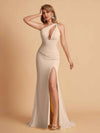 Robe sexy sirène à une épaule longueur au sol robe de soirée de mariée