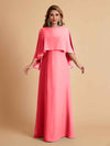 Elegant A-line Chiffon Long Sleeves Mother of the Brides Dresses Online