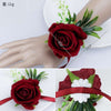 New Rose Corsage Wedding Men Groomsmen Brooch Outdoor Party Decoration, CG6688